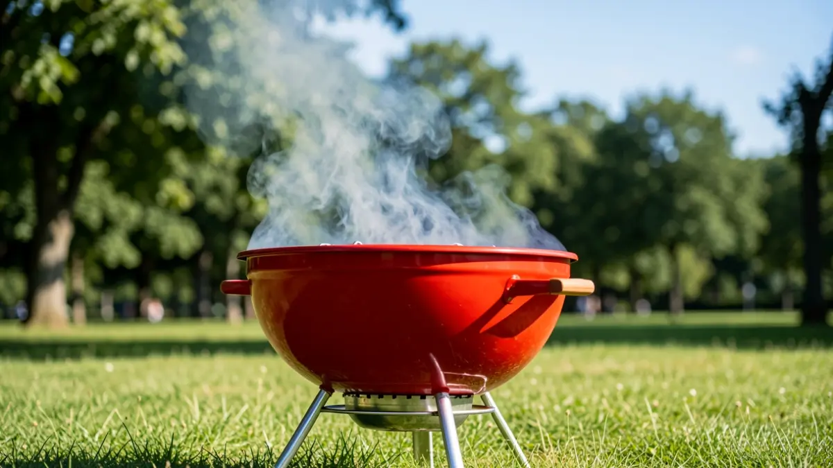 Temporary ban on barbecues in several Seraing parks due to fire risk.