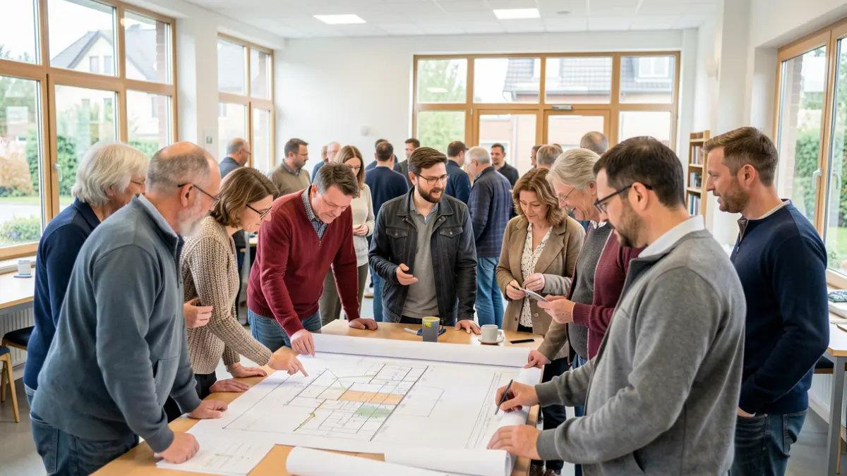 Generic image of citizens participating in a community project in Raeren.