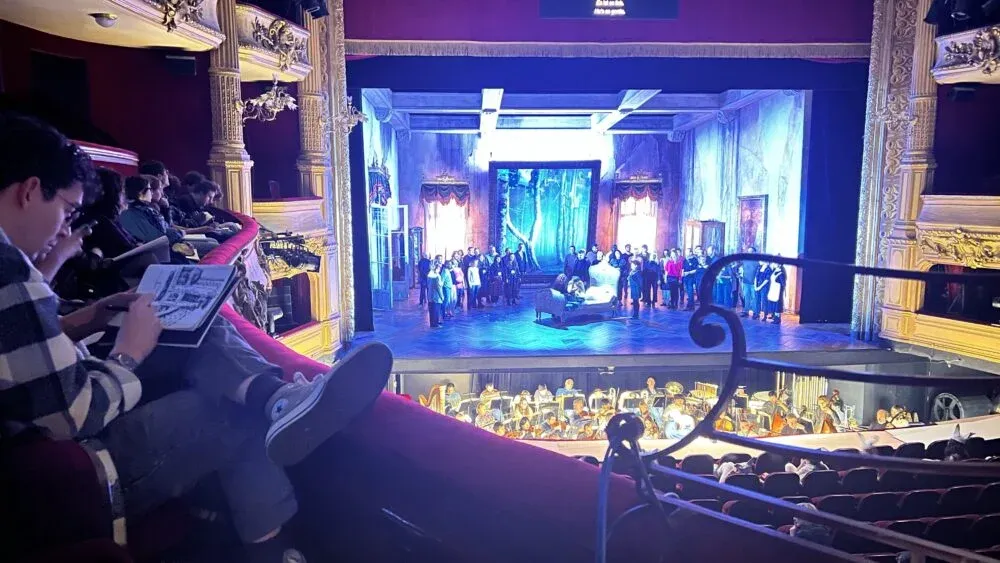 Des étudiants en BD de Saint-Luc à l'Opéra Royal de Wallonie